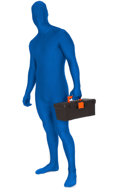 Mens Blue Morphsuit Costume