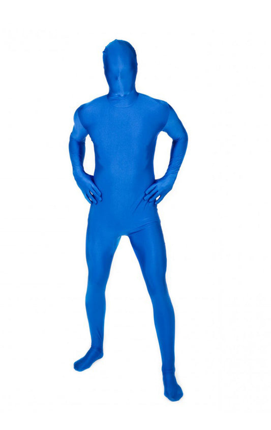 Mens Blue Morphsuit Costume