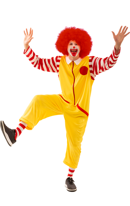 Adult Ronald Clown Costume