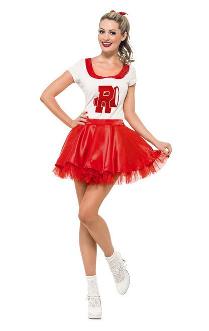 Déguisement pom-pom girl Grease Sandy femme