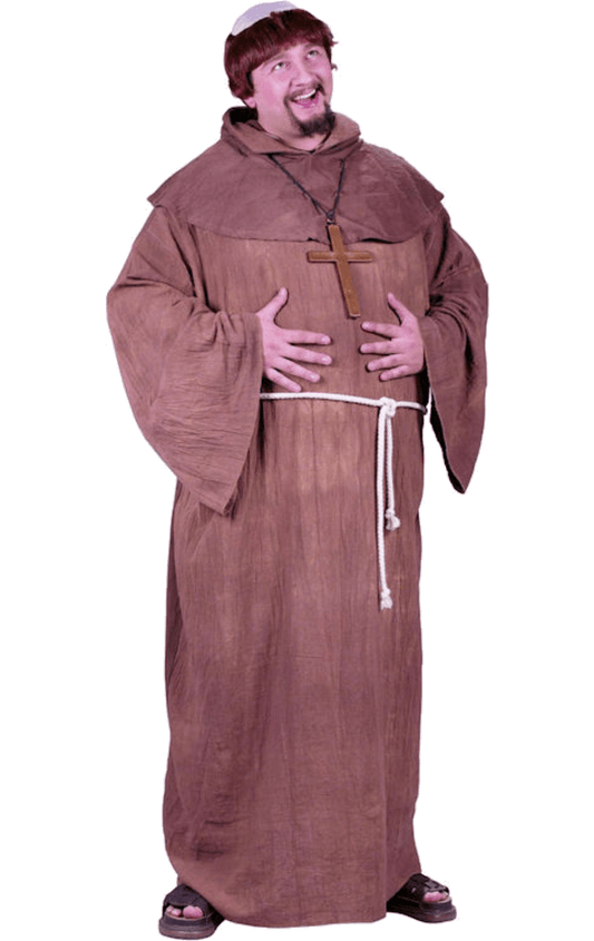 Medieval Monk Plus Size Costume