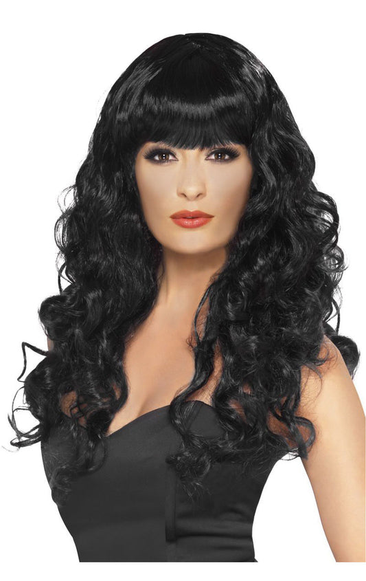 Curly Black Wig