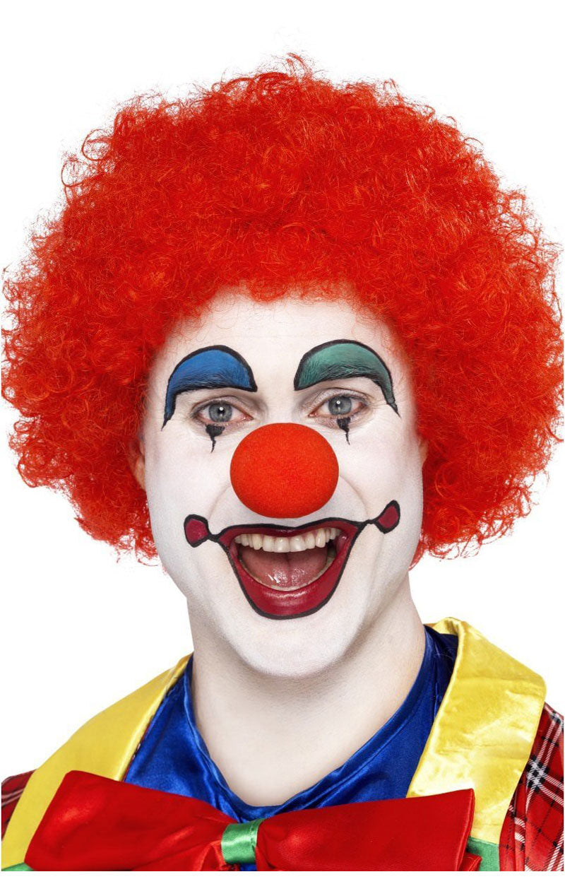 Red Clown Afro Wig