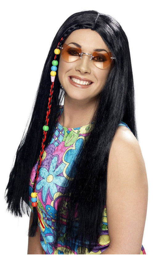 Hippie Braided Black Wig