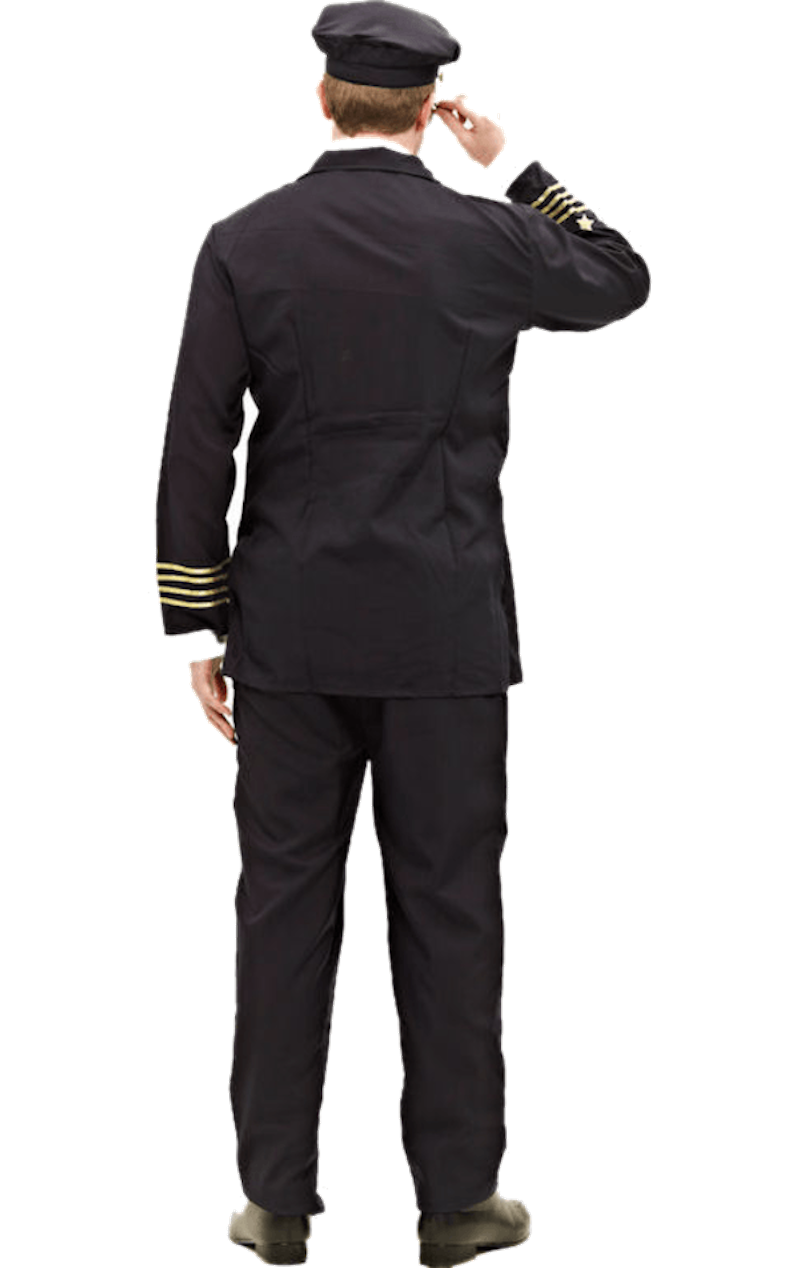 Pilot -Uniformkostüm für Erwachsene