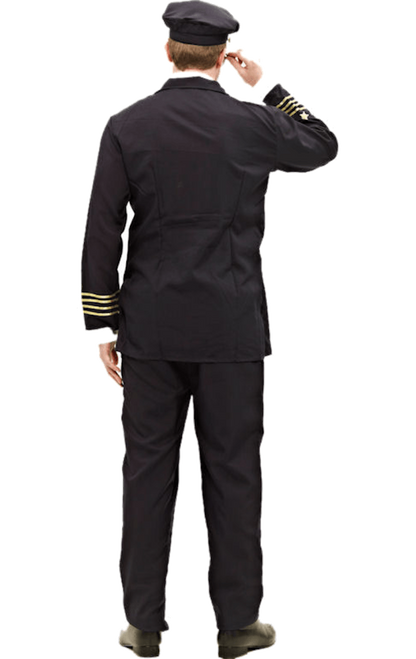 Pilot -Uniformkostüm für Erwachsene