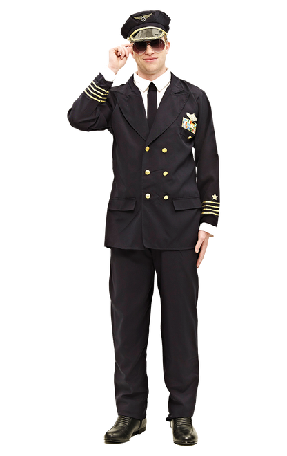 Adult Pilot Uniform Costume