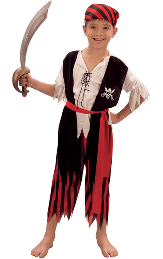 Kinder Pirate Boy Kostüm