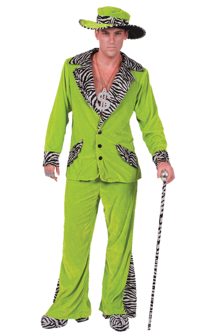 Adult Green Pimp Costume