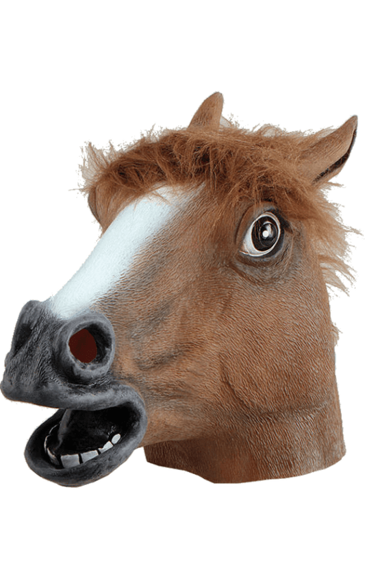 Brown Horse Facepiece Accessory