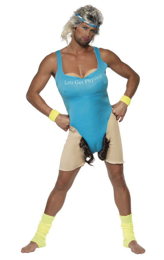 Mens Get Physical 80s Workout Costume