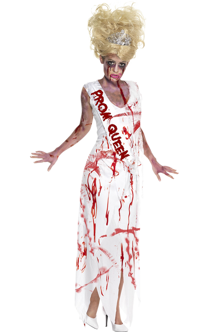 Adult Zombie Prom Queen Costume