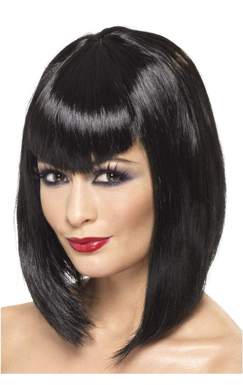 Vamp Short Black Wig