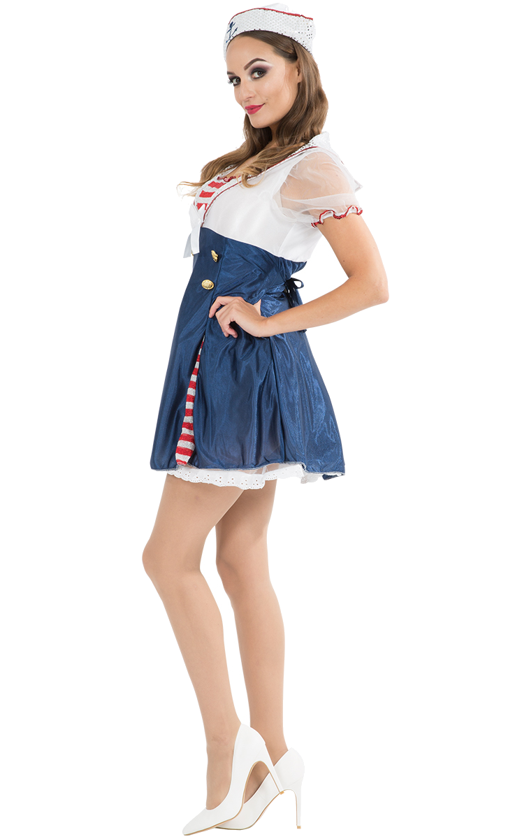 Ladies Sailor Dress Costume