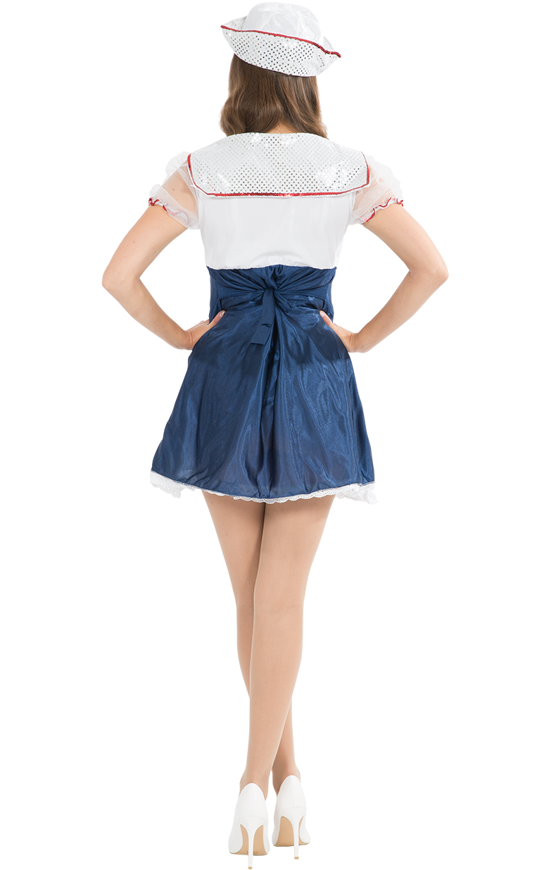 Ladies Sailor Dress Costume