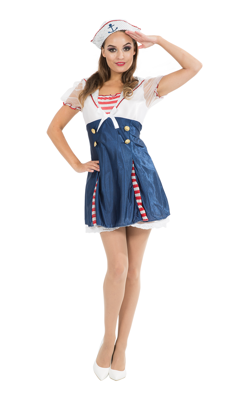 Ladies Sailor Dress Costume