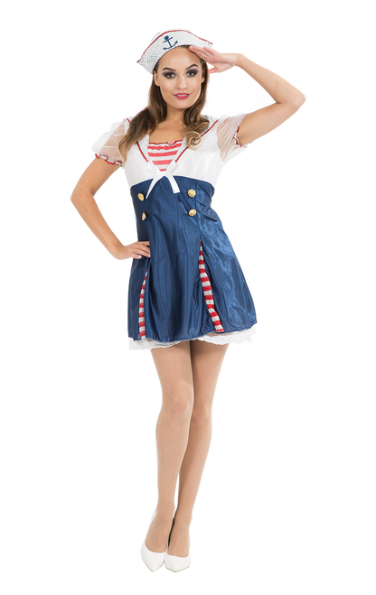 Ladies Sailor Dress Costume