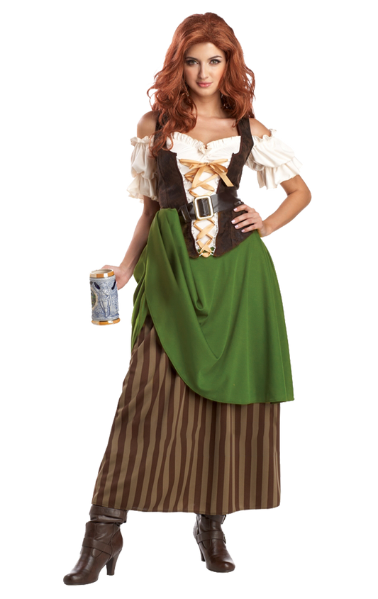 Damen Tavern Maiden Kostüm