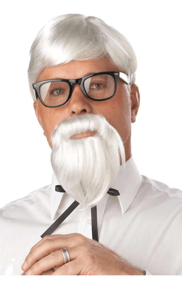 The Colonel Wig & Moustache