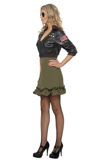 Womens Top Gun Diva Costume