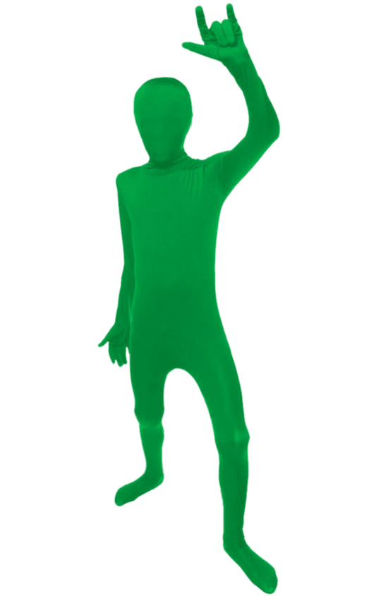 Childrens Green Morphsuit