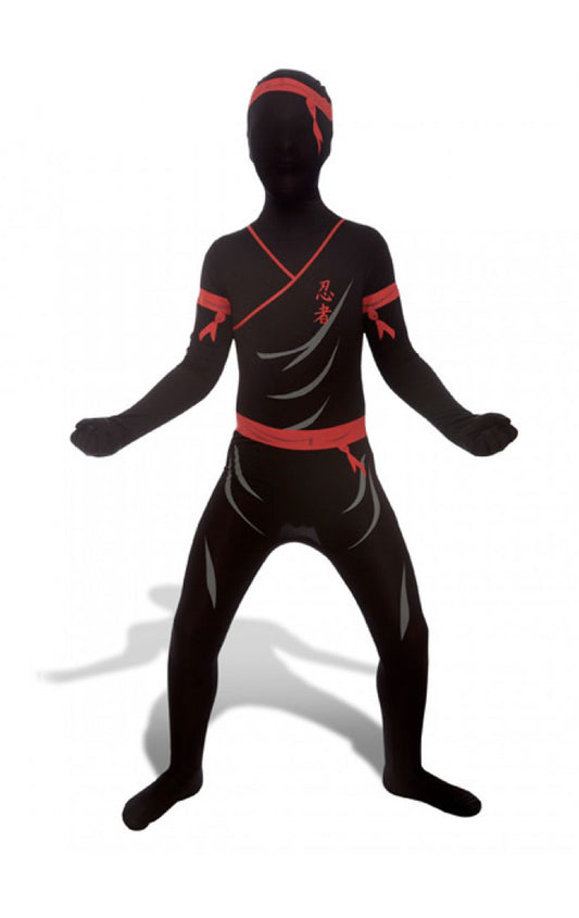 Kinder Ninja Morphsuit Kostüm