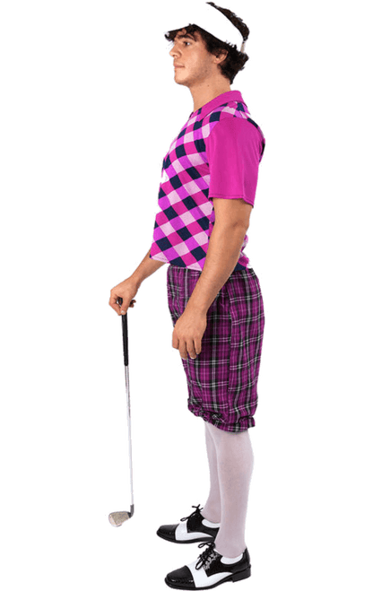 Mens Pink Pub Golf Costume