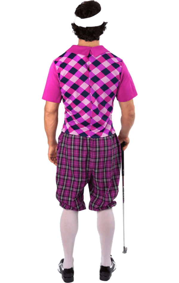 Mens Pink Pub Golf Costume