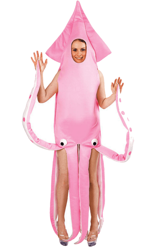 Adult Pink Squid Animal Costume