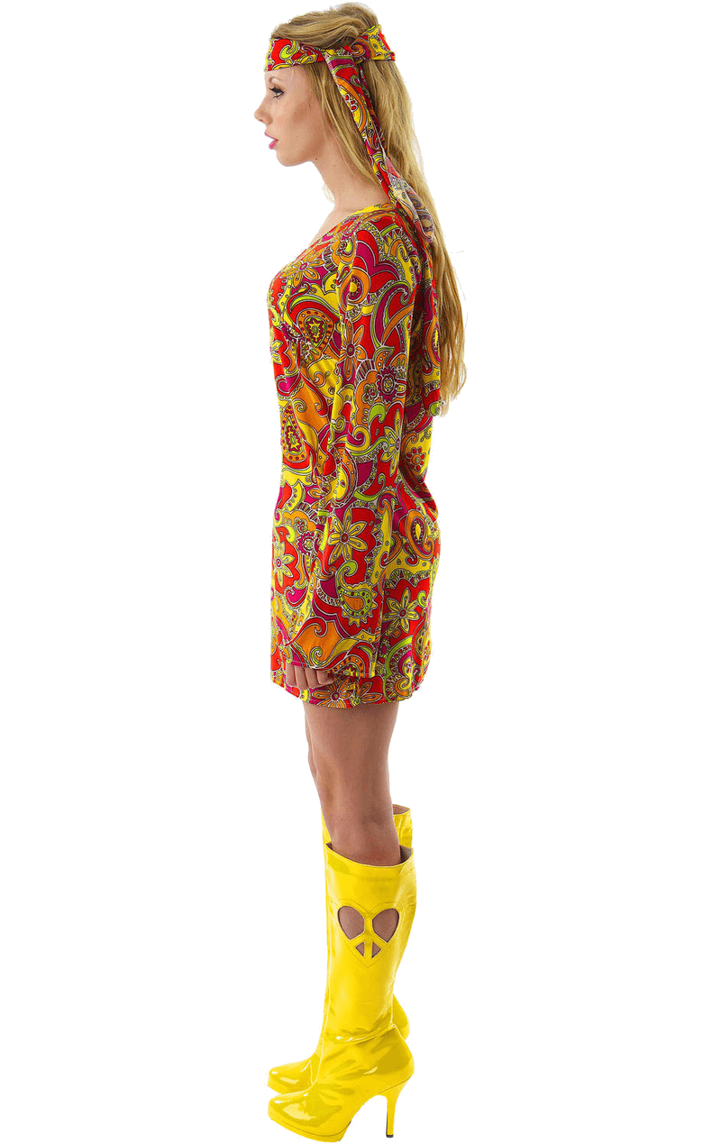 Ladies 60s Hippie Costume