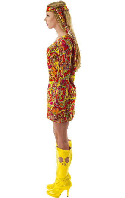 Ladies 60s Hippie Costume