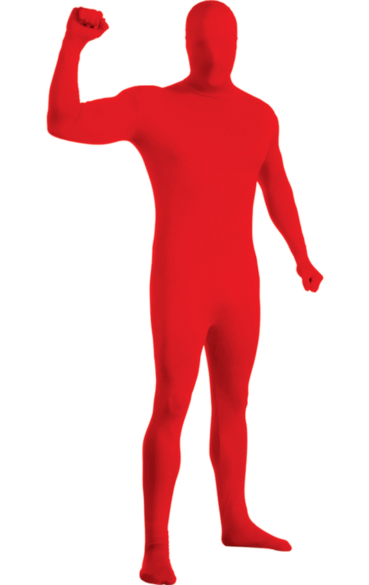 Adult Red Second Skin Costume