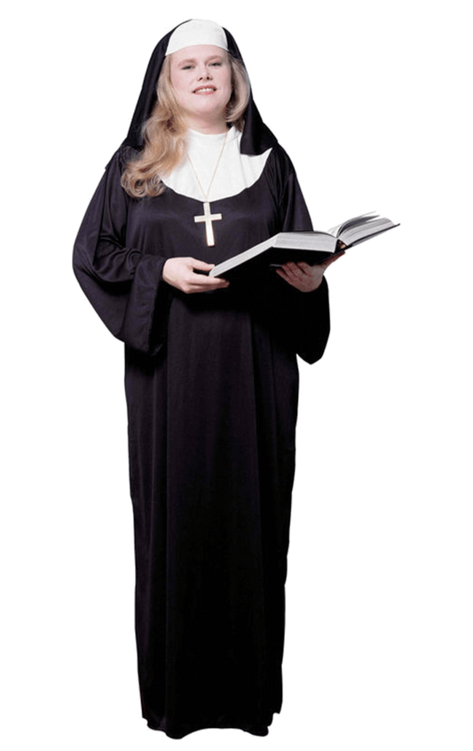 Womens Nun Plus Size Costume