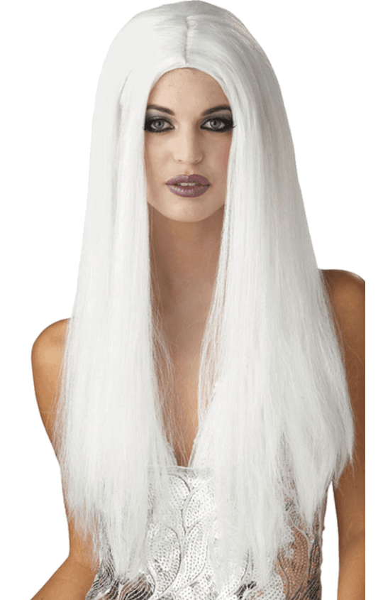 Long White Wig