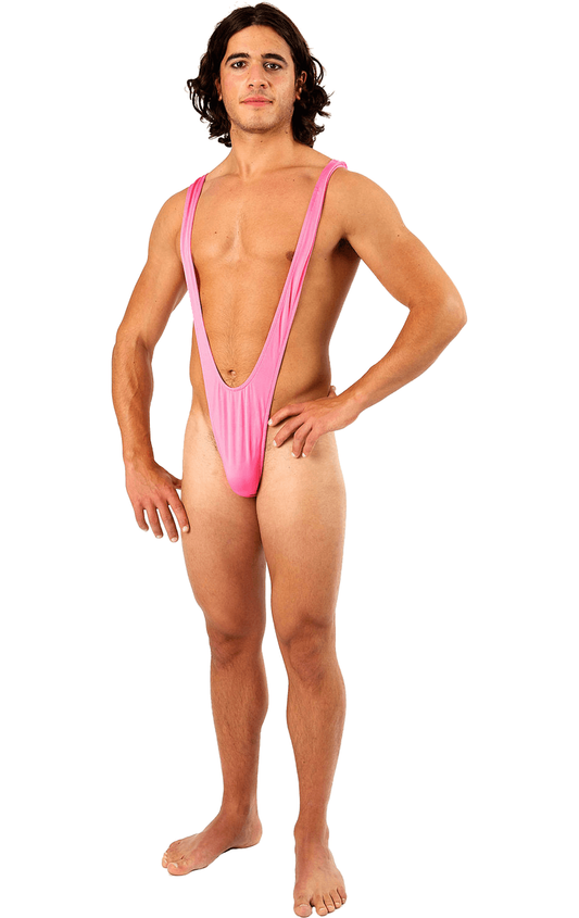 Mankini borat rose vif adulte