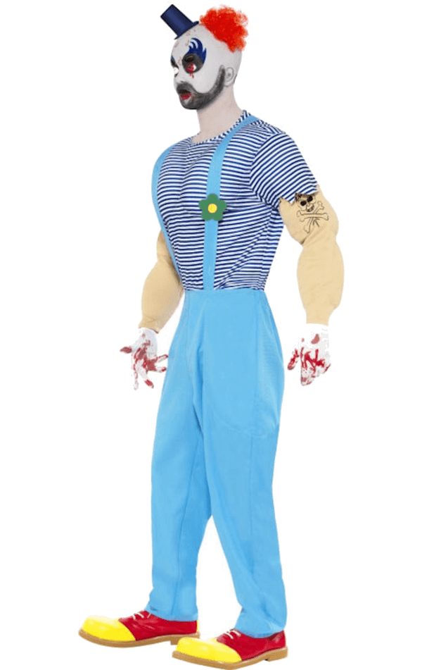 Mens Bubbles The Evil Clown Costume