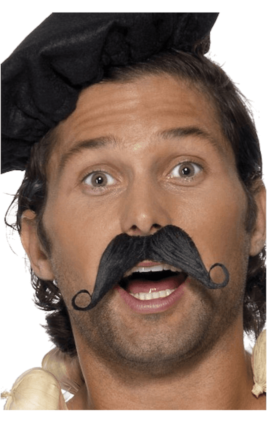 Frenchman Black Moustache