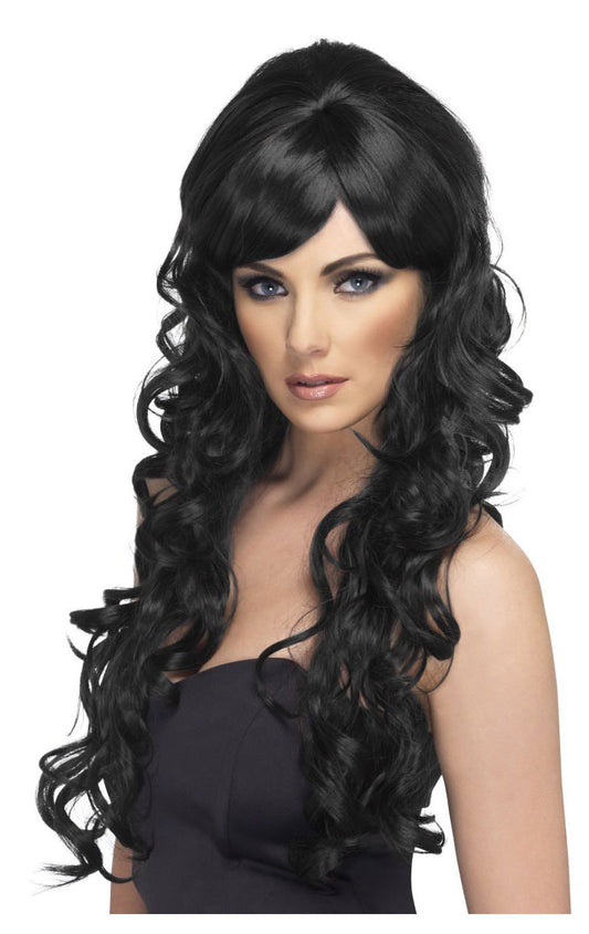 Long Black Pop Wig