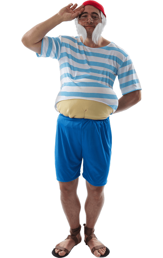 Mens Peter Pan Mr Smee Pirate Costume