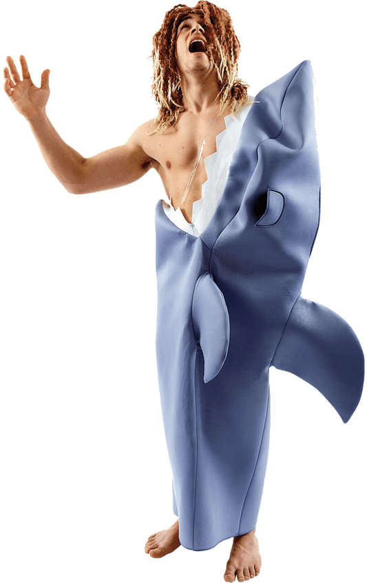 Adult Deluxe Shark Victim Costume