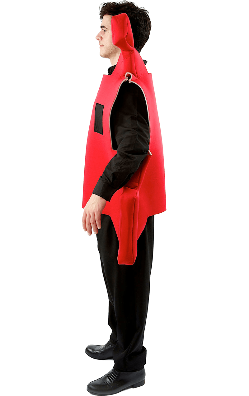 Adult Red Space Invader Costume