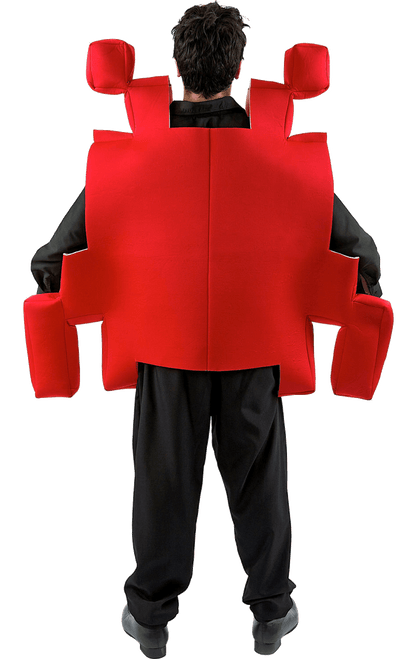 Adult Red Space Invader Costume