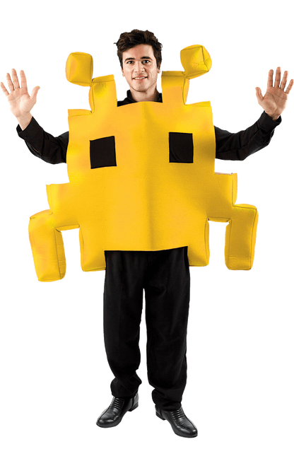 Yellow Space Invader Costume