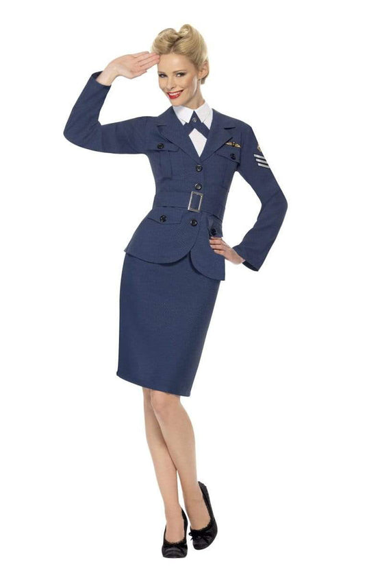 Déguisement pilote d'aviation WWII femme