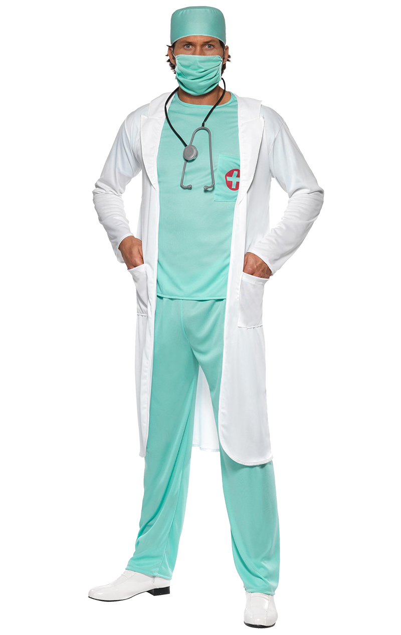 Adult Doctors Scrubs Costume