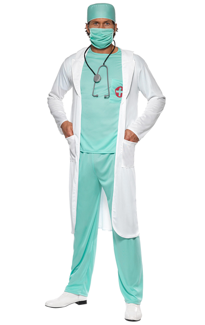 Adult Doctors Scrubs Costume