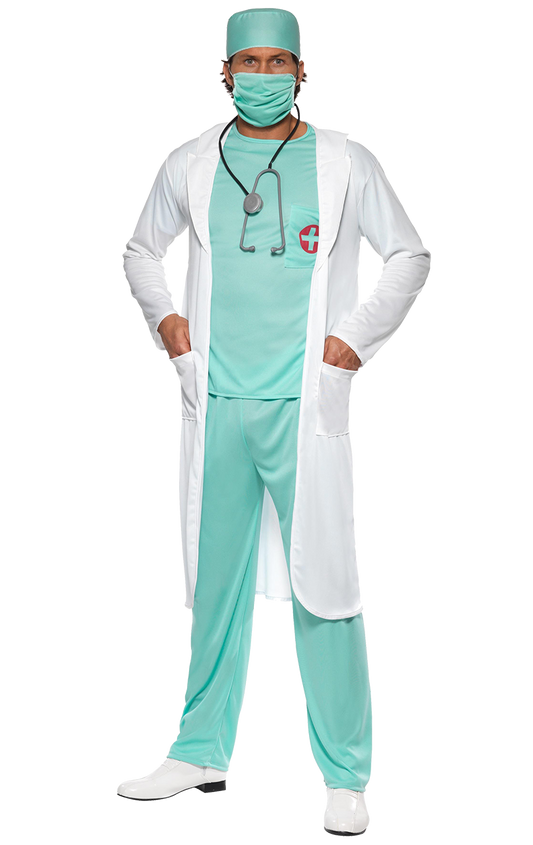 Adult Doctors Scrubs Costume