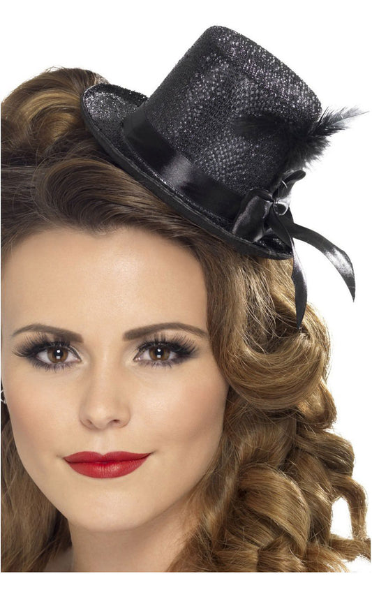 Black Top Hat Headband