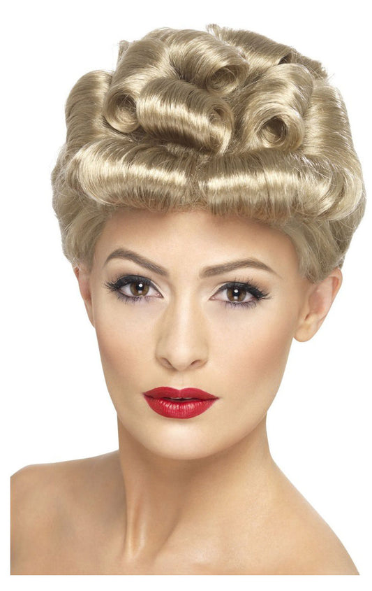 40s Light Blonde Wig Accessory