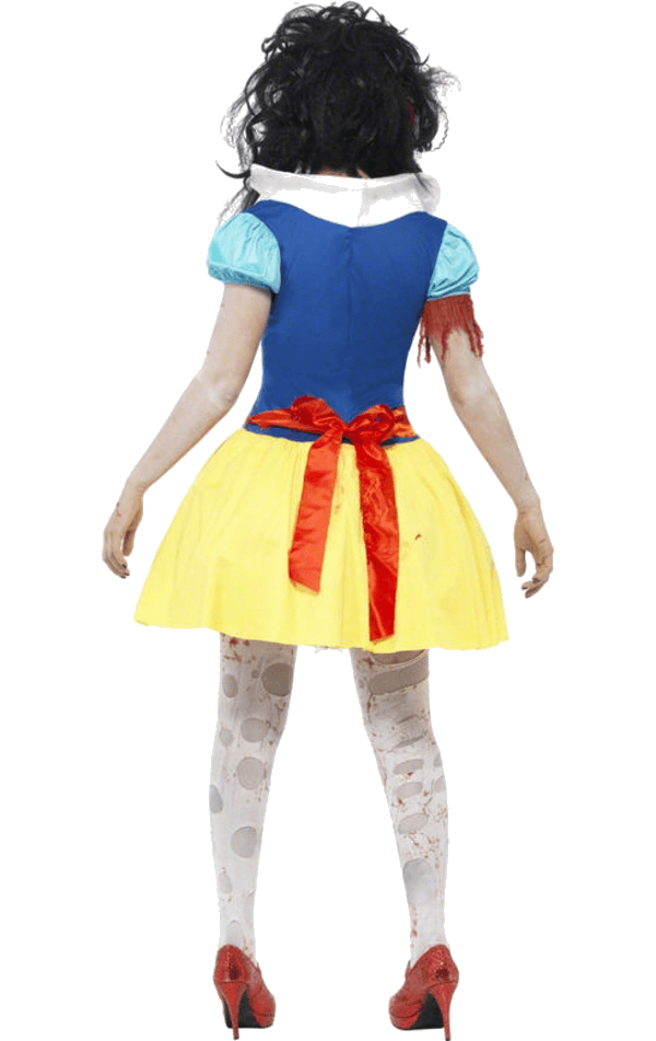 Womens Zombie Snow White Halloween Costume